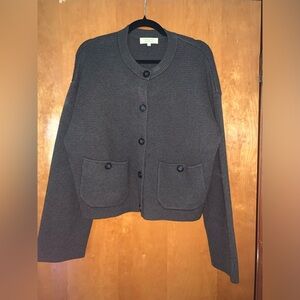 Sezane Valerio Jacket in Khaki Size XL